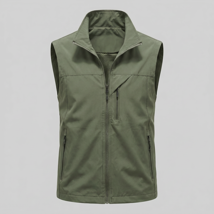 Men's Utility Vest – Lightweight Multi-Pocket Layering Gilet