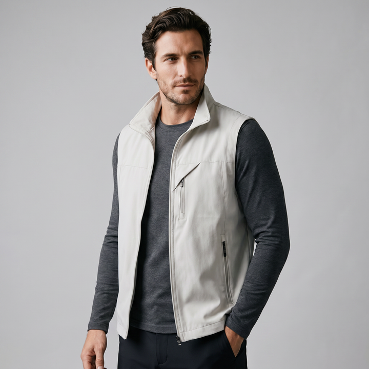 Men's Utility Vest – Lightweight Multi-Pocket Layering Gilet