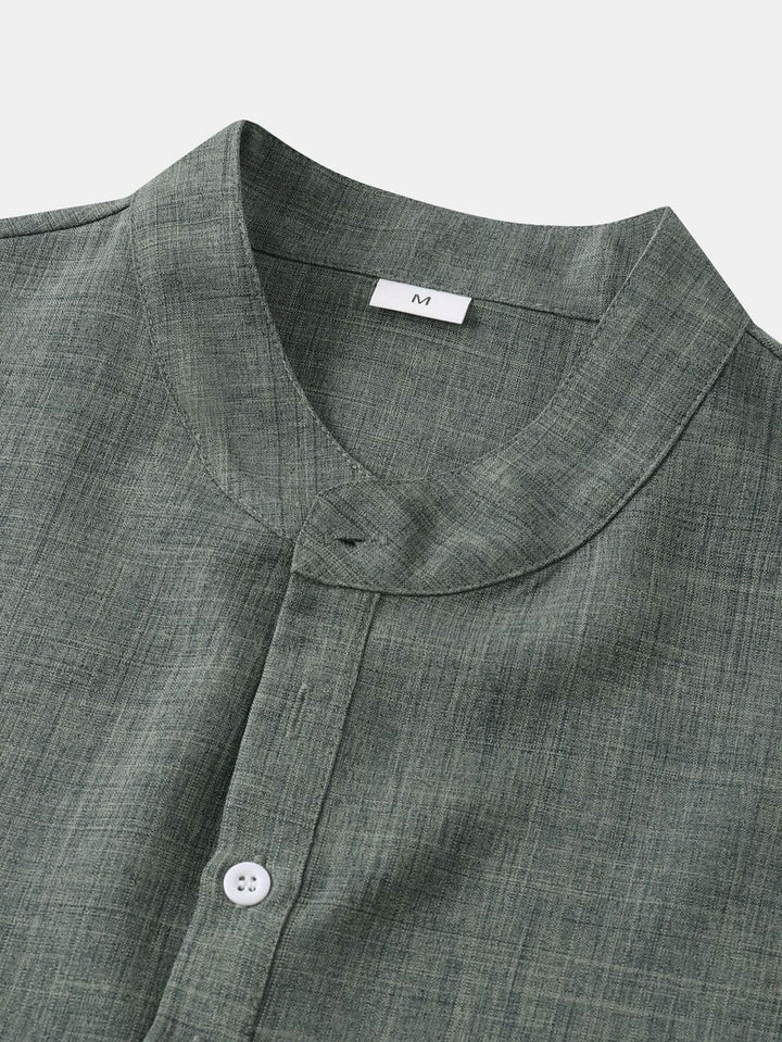 Men's Short Sleeve Henley Shirt – Relaxed Casual Fit