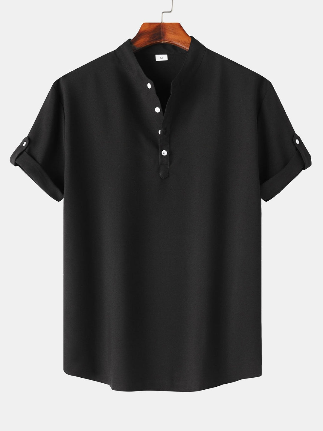 Men's Short Sleeve Henley Shirt – Relaxed Casual Fit