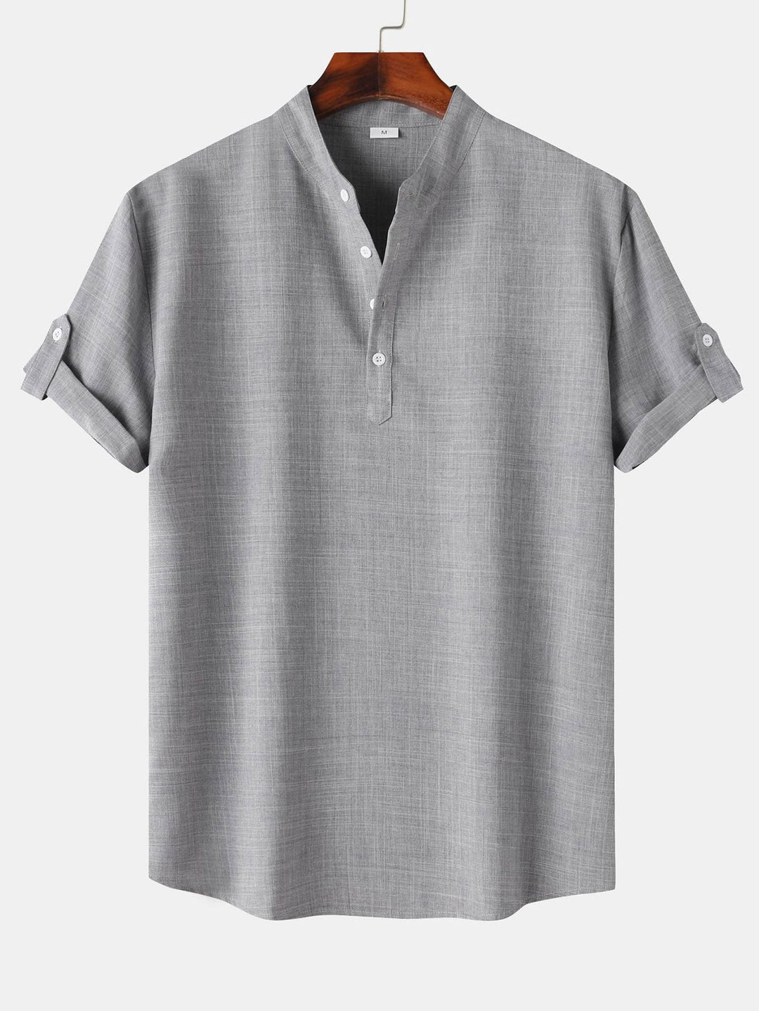 Men's Short Sleeve Henley Shirt – Relaxed Casual Fit