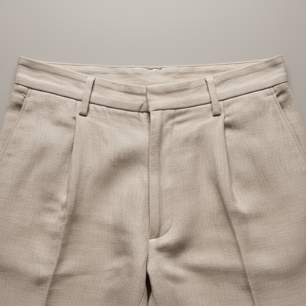 Men's Straight Leg Trousers – Classic Cotton Blend Fit