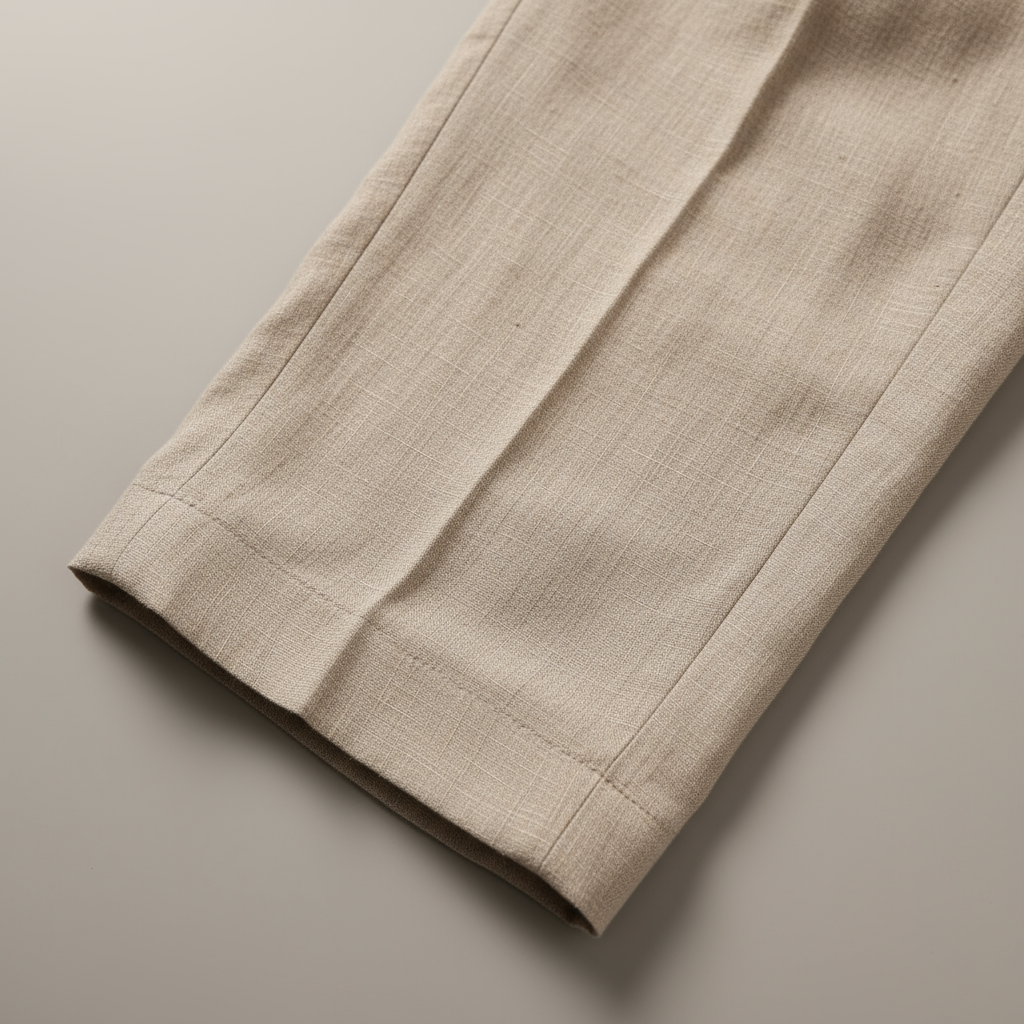 Men's Straight Leg Trousers – Classic Cotton Blend Fit