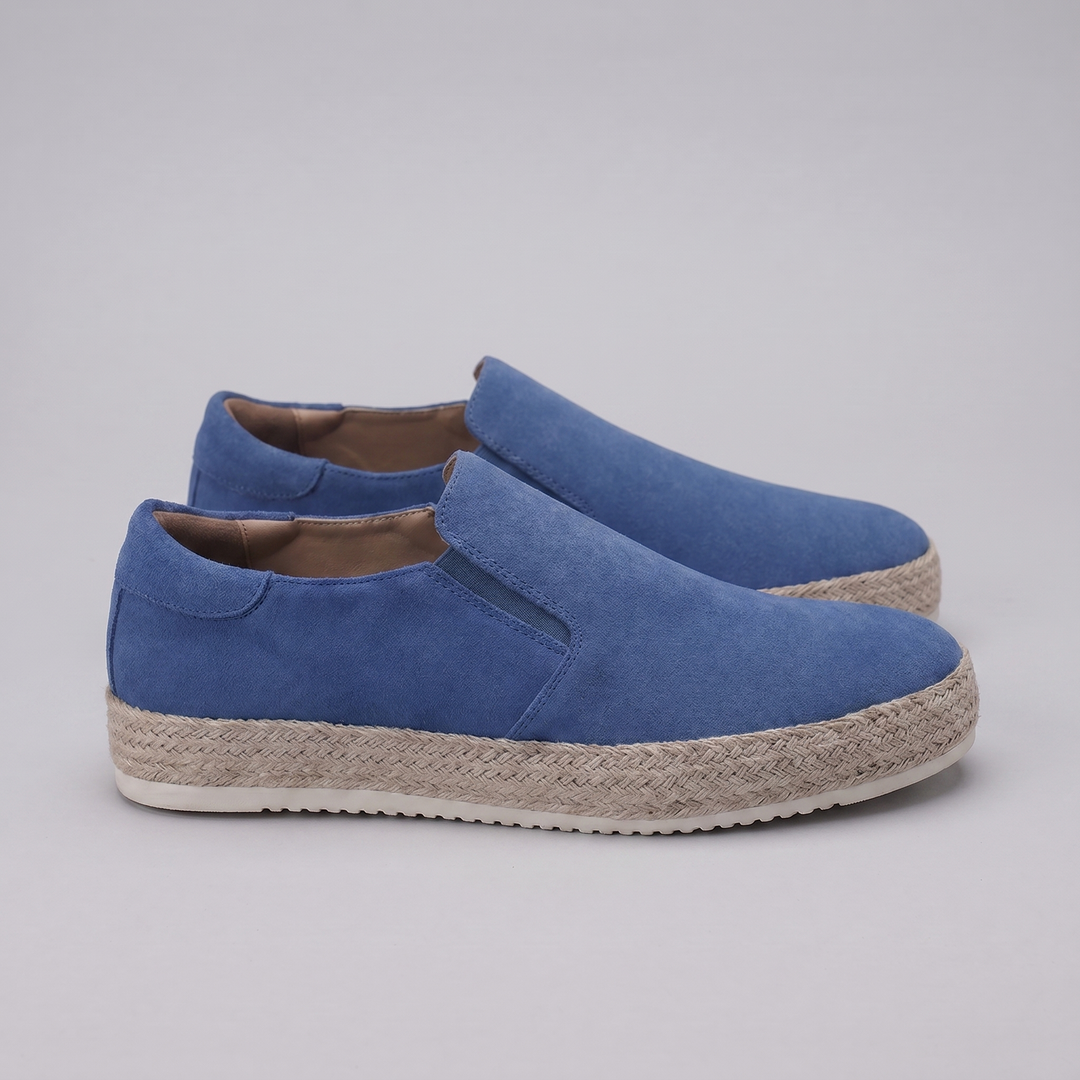 Men's Suede Slip-On Loafers – Leather Insole Comfort