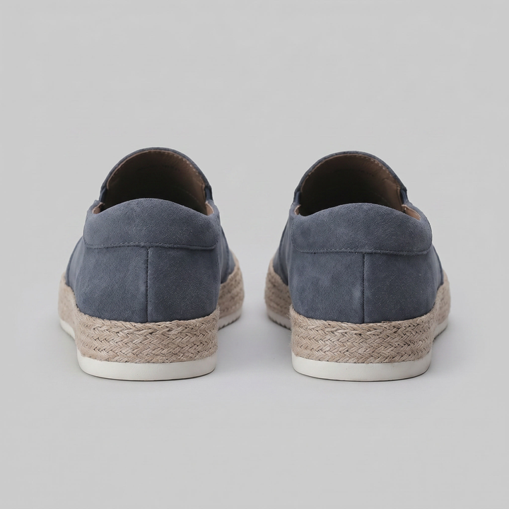 Men's Suede Slip-On Loafers – Leather Insole Comfort