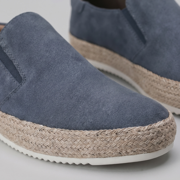 Men's Suede Slip-On Loafers – Leather Insole Comfort