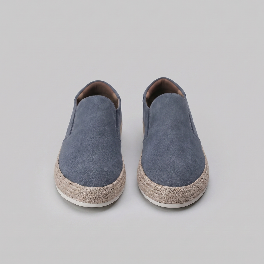 Men's Suede Slip-On Loafers – Leather Insole Comfort