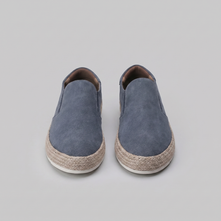 Men's Suede Slip-On Loafers – Leather Insole Comfort