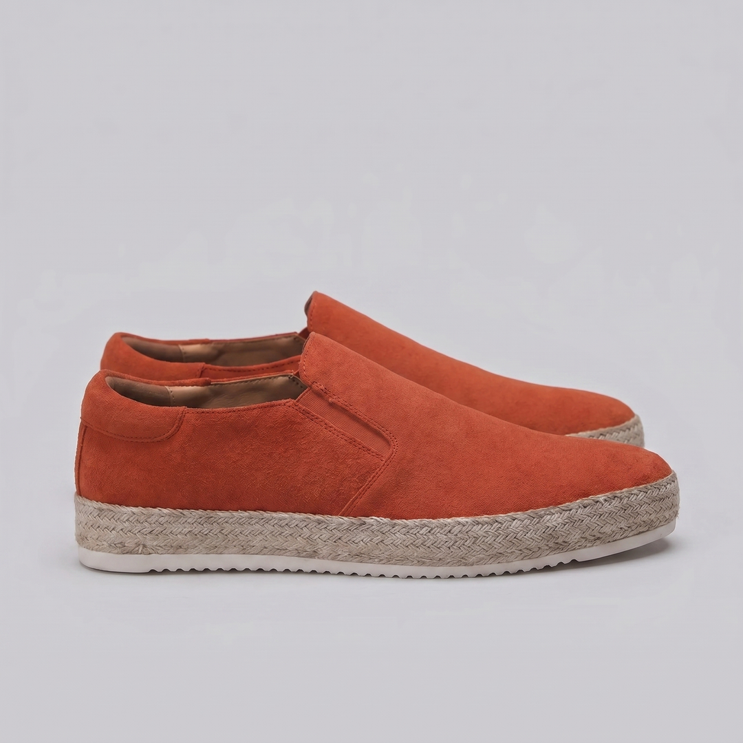 Men's Suede Slip-On Loafers – Leather Insole Comfort