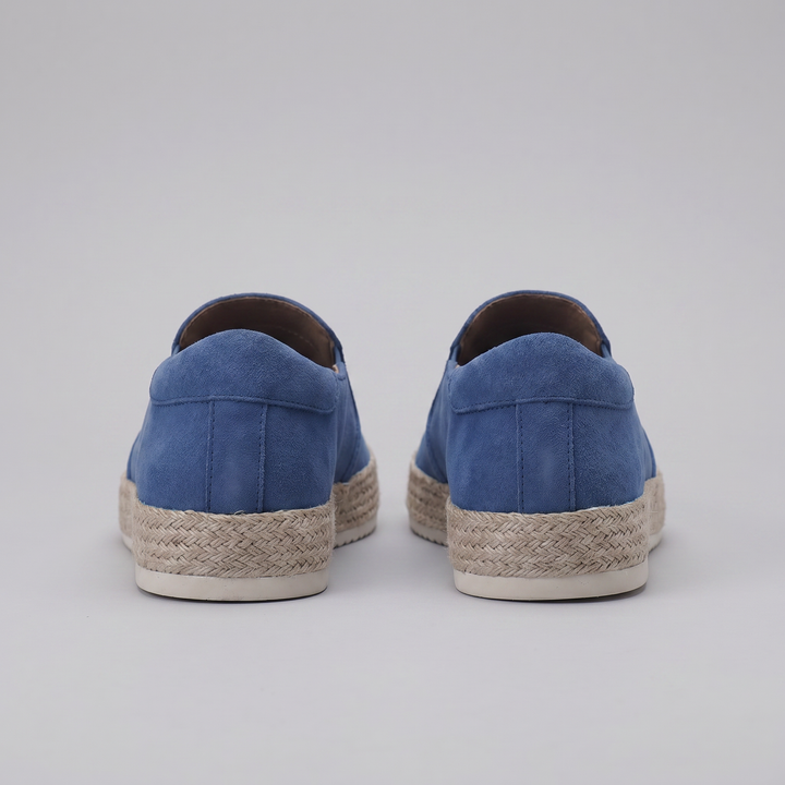 Men's Suede Slip-On Loafers – Leather Insole Comfort