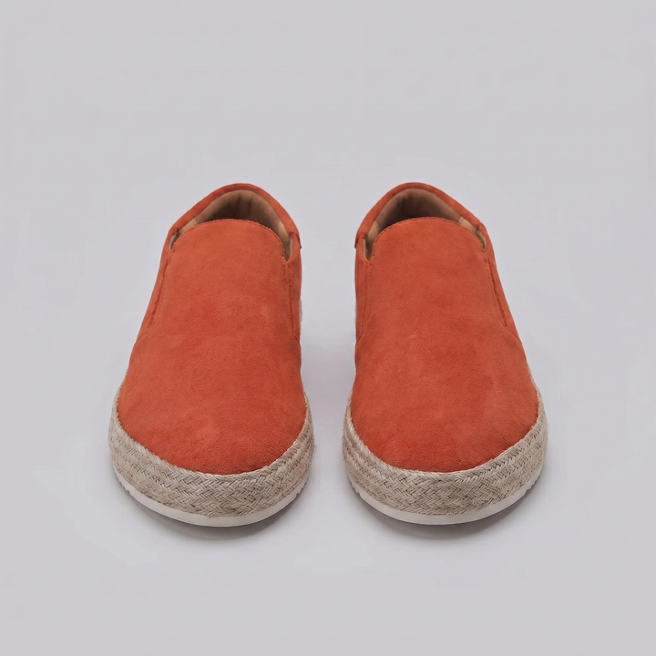 Men's Suede Slip-On Loafers – Leather Insole Comfort