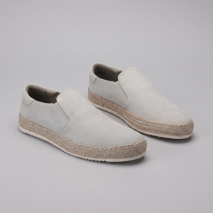 Men's Suede Slip-On Loafers – Leather Insole Comfort