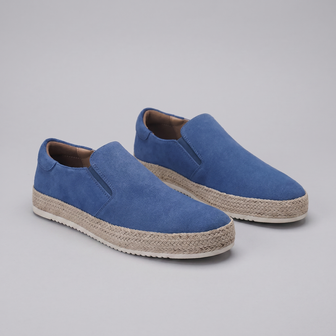 Men's Suede Slip-On Loafers – Leather Insole Comfort