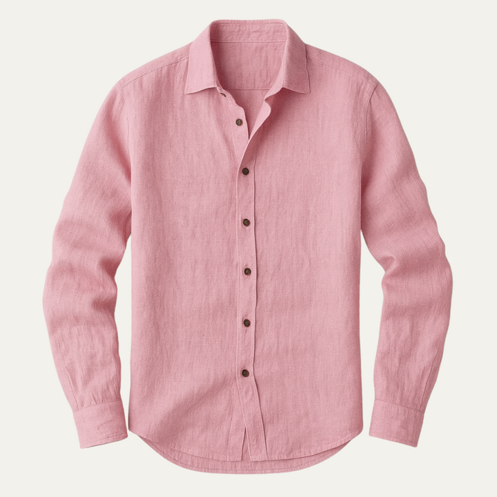 Men's Vintage Long Sleeve Shirt – Relaxed Tailored Fit