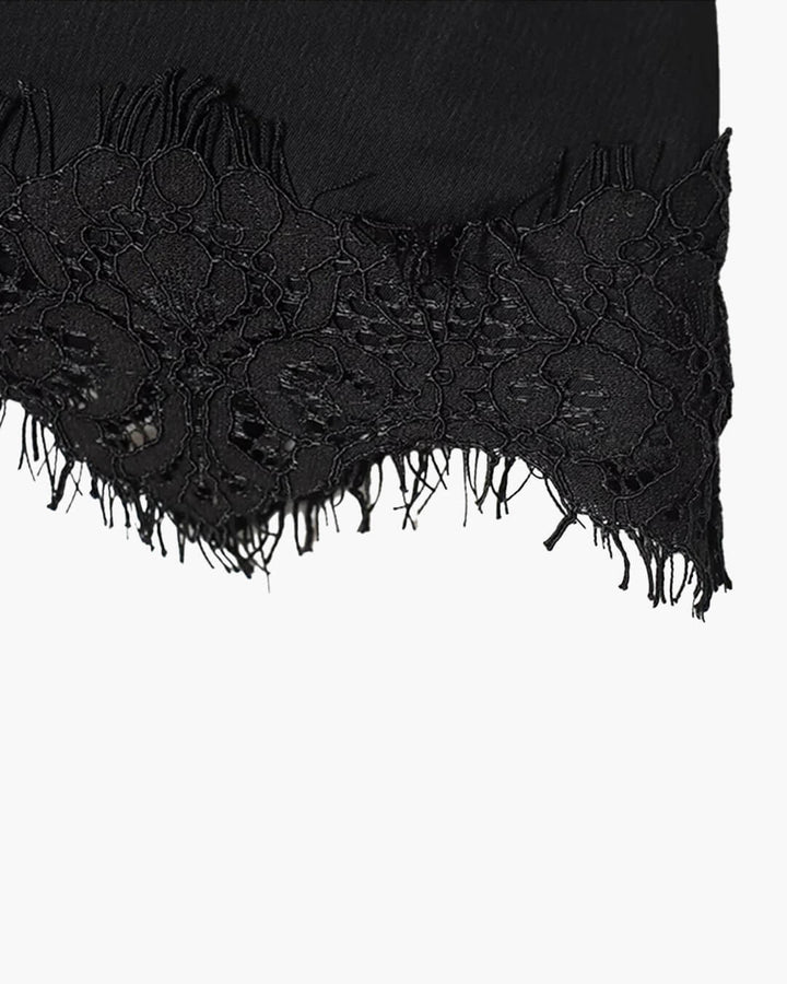 Lace Mini Skirt – High Waist A-Line Flared Skirt for Women