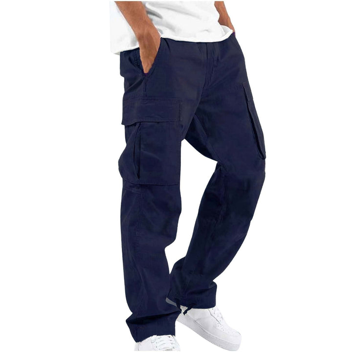Men's Relaxed Fit Cargo Trousers – Utility Multi-Pocket