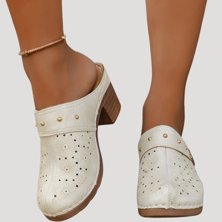 Block Heel Clog Mules for Women – Slip-On Comfort Style