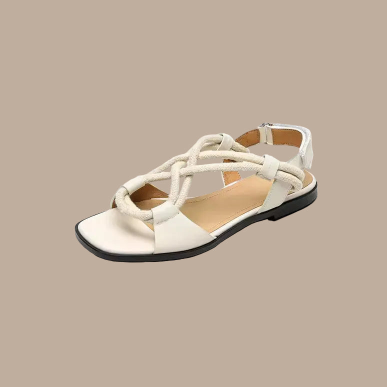 Women's Flat Sandals – Handcrafted Leather All-Day Comfort