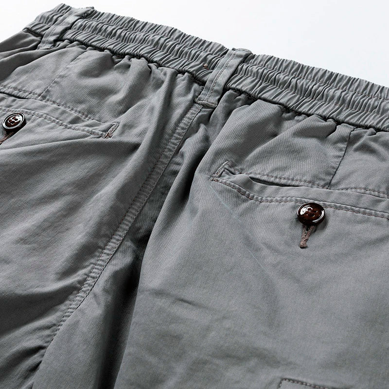 Men's Cotton Cargo Shorts – Relaxed Fit Multi-Pocket