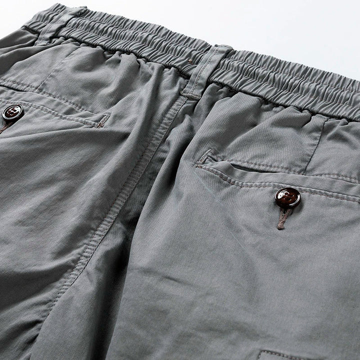 Men's Cotton Cargo Shorts – Relaxed Fit Multi-Pocket