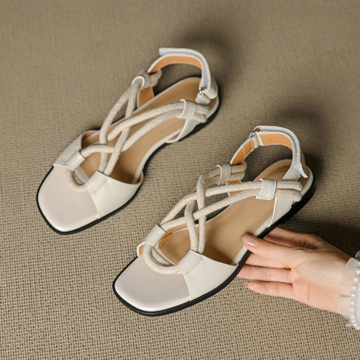 Women's Flat Sandals – Handcrafted Leather All-Day Comfort