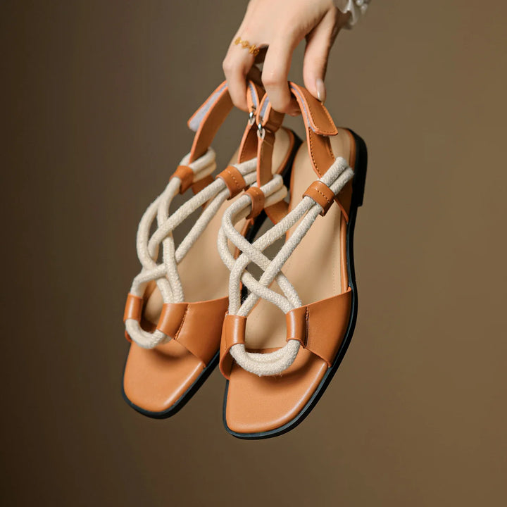 Women's Flat Sandals – Handcrafted Leather All-Day Comfort