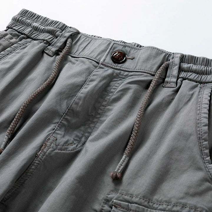 Men's Cotton Cargo Shorts – Relaxed Fit Multi-Pocket