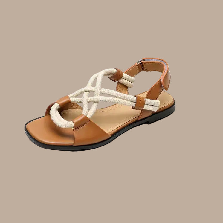 Women's Flat Sandals – Handcrafted Leather All-Day Comfort
