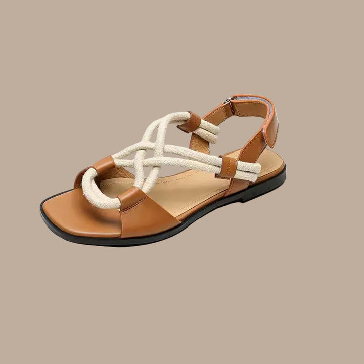Women's Flat Sandals – Handcrafted Leather All-Day Comfort