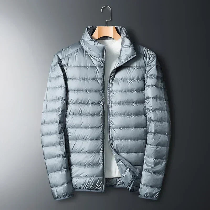 Lightweight Puffer Jacket for Men – Quilted Packable Travel Outerwear