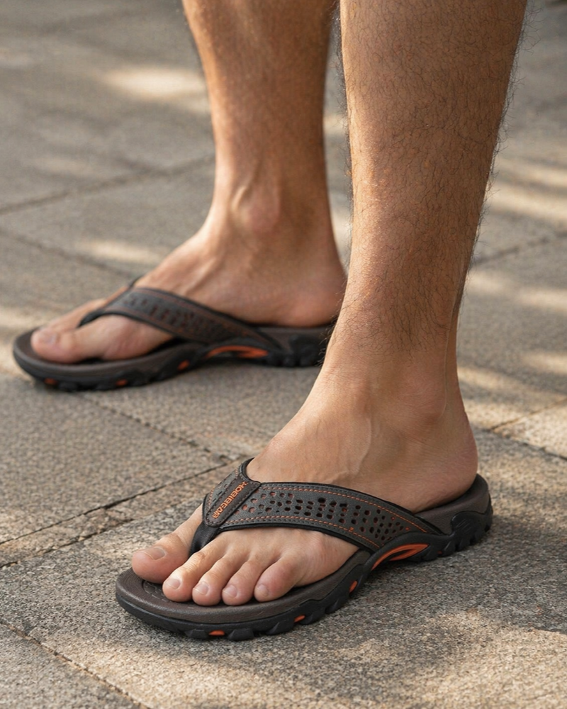 Men's Flip Flops – Arch Support & Anti-Slip Cushioned EVA Sole