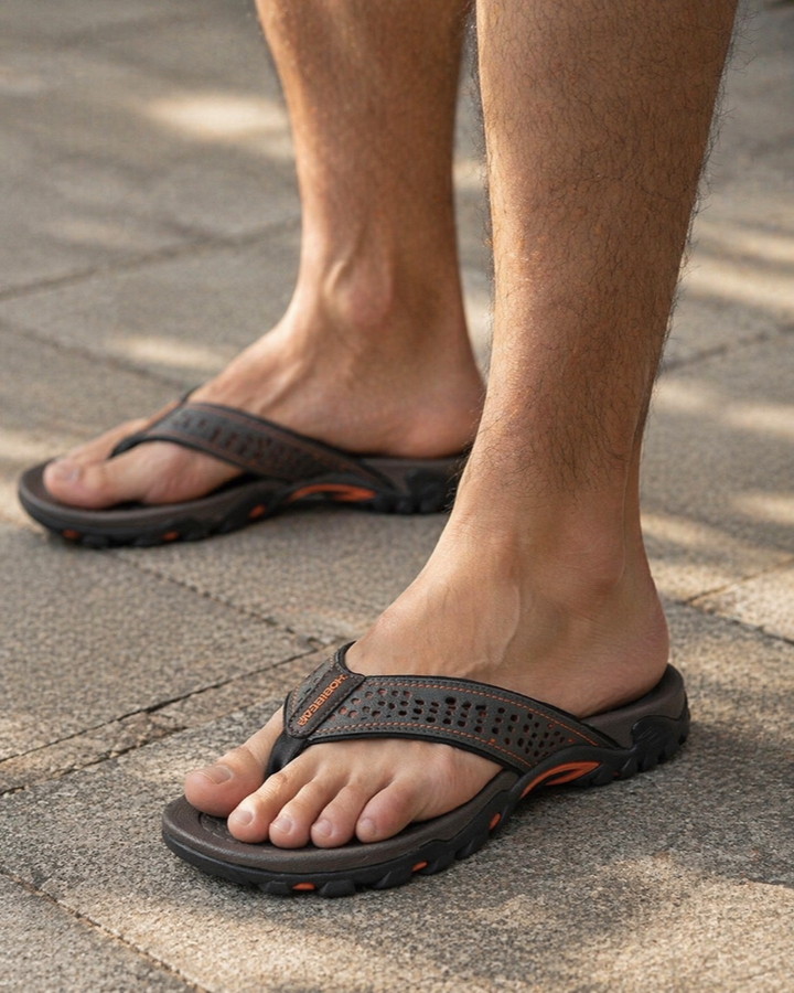Men's Flip Flops – Arch Support & Anti-Slip Cushioned EVA Sole