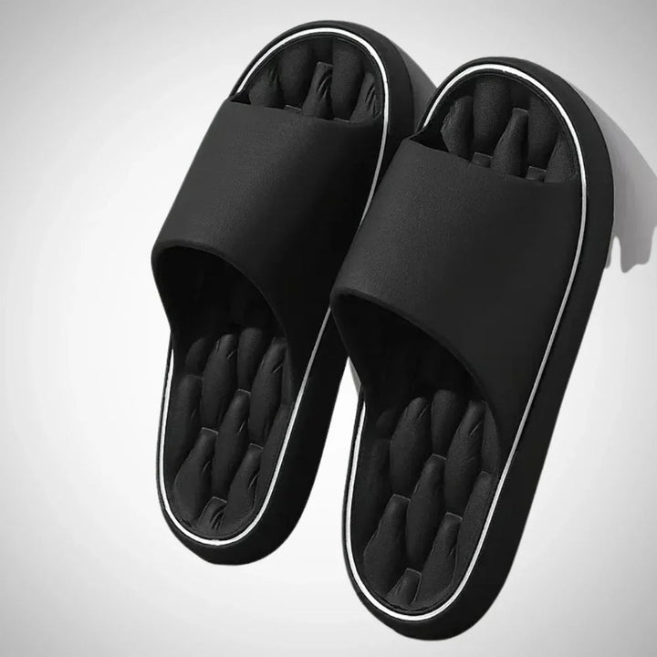 Men's Slides Sandals – Slip-On Contoured Cushioned Footbed