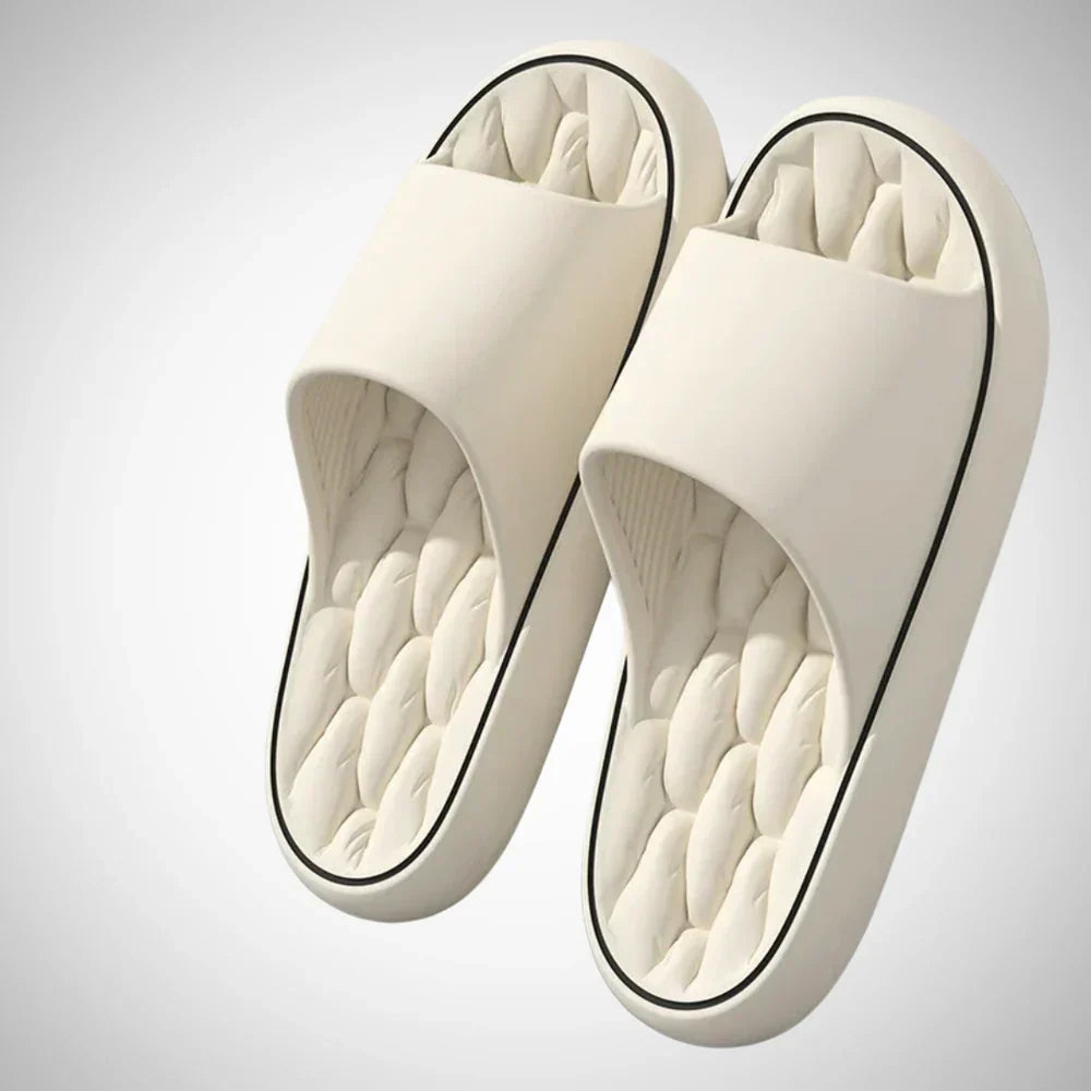 Men's Slides Sandals – Slip-On Contoured Cushioned Footbed