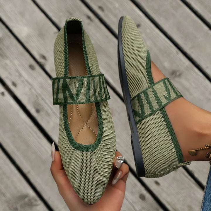 Pointed Toe Flat Loafers – Smooth Strap Silhouette