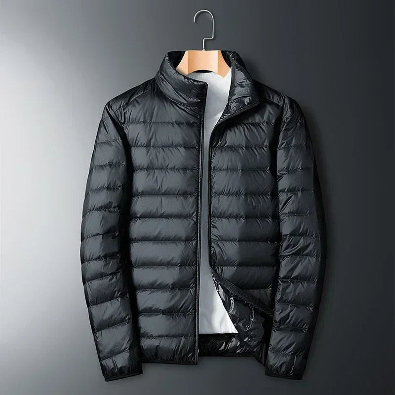 Lightweight Puffer Jacket for Men – Quilted Packable Travel Outerwear