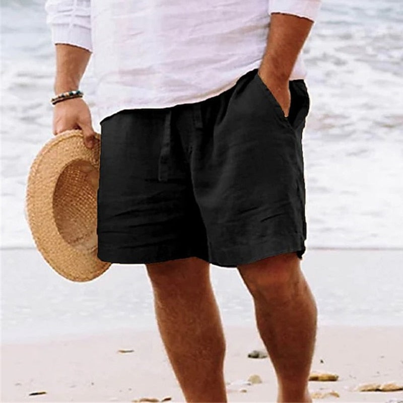 Men's Beach Shorts – Lightweight Relaxed Fit Drawstring