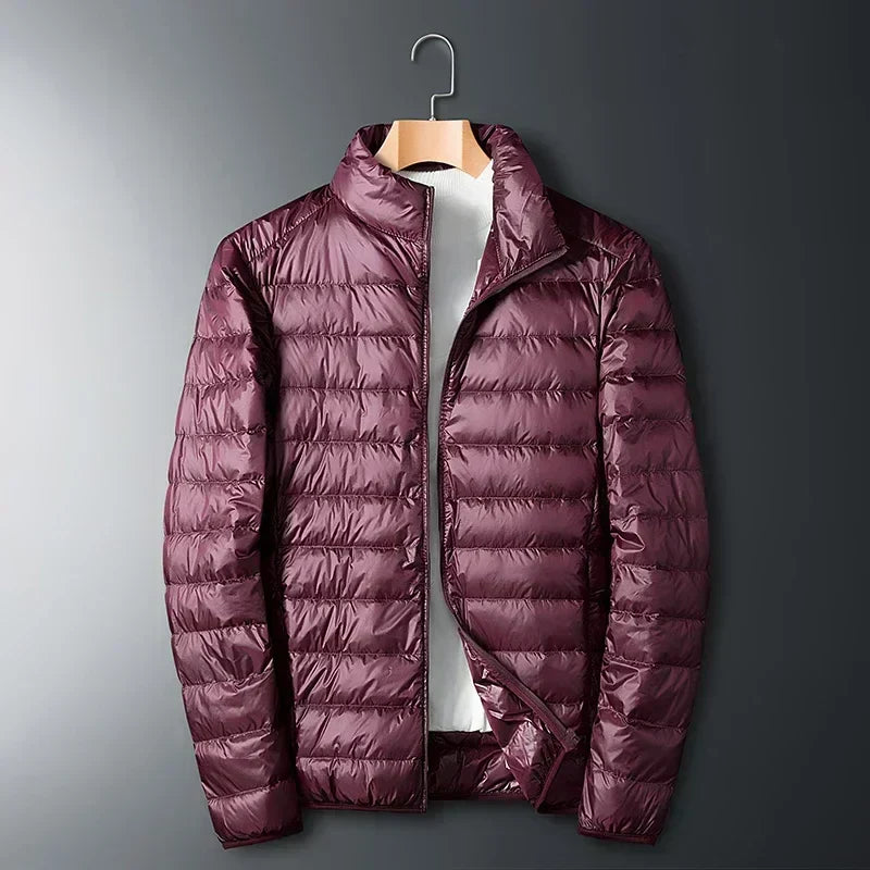 Lightweight Puffer Jacket for Men – Quilted Packable Travel Outerwear