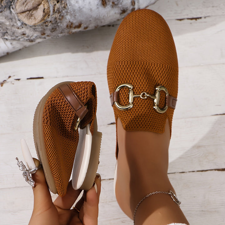 Women's Orthopedic Patterned Slip-On Sandals – Arch Support