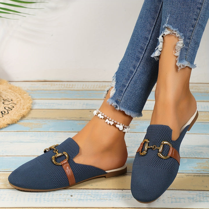 Women's Orthopedic Patterned Slip-On Sandals – Arch Support
