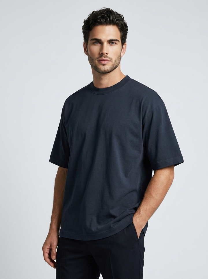 Oversized Cotton T-Shirt | Relaxed Fit for Men & Women