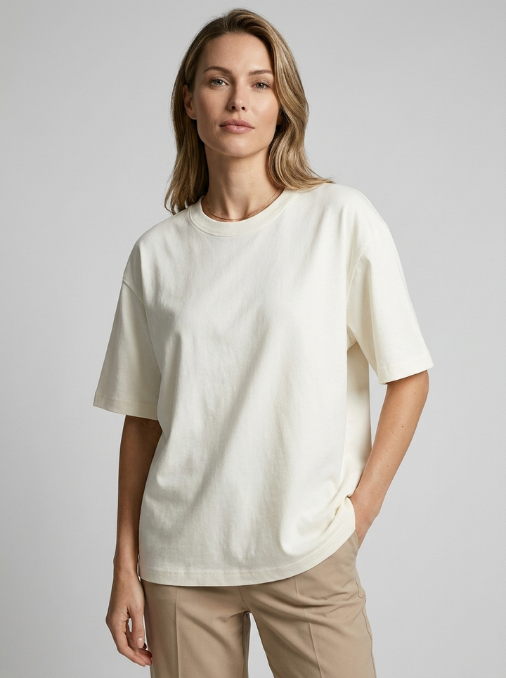 Oversized Cotton T-Shirt | Relaxed Fit for Men & Women
