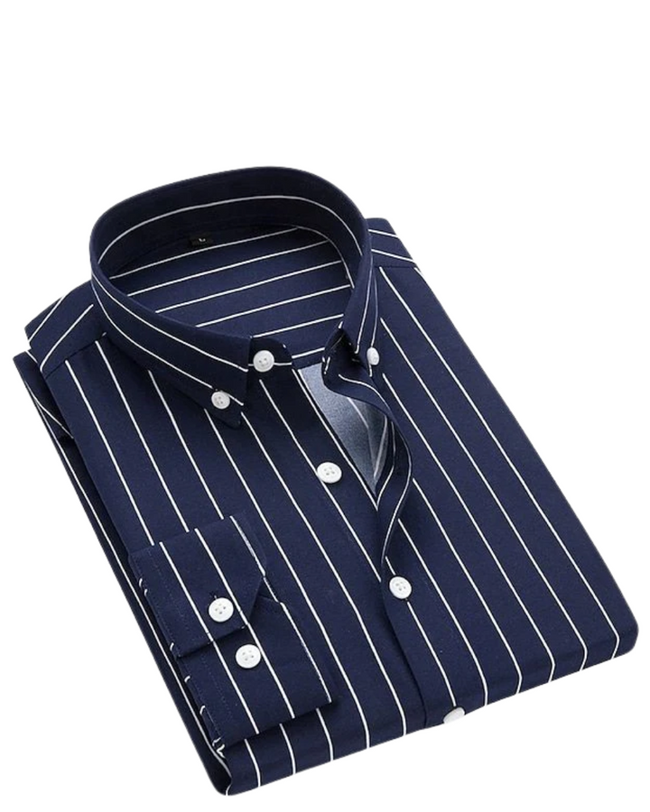 Men's Cotton Summer Shirt Slim Fit – Lightweight Breathable Easy Care
