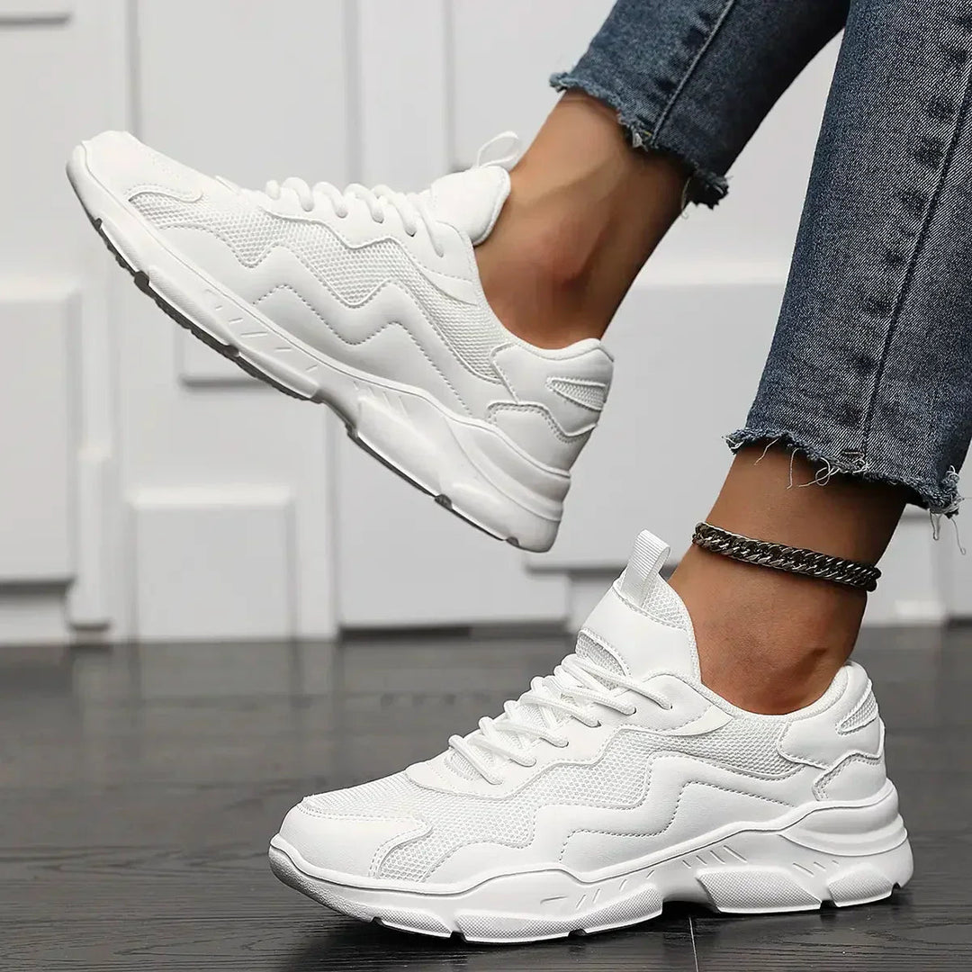 Chunky Sneakers for Women – Breathable Mesh Platform Sole