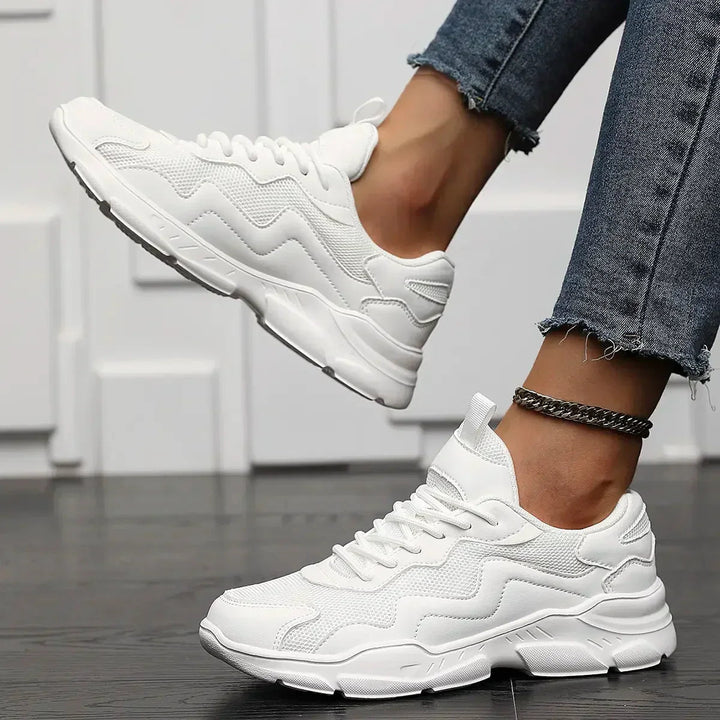 Chunky Sneakers for Women – Breathable Mesh Platform Sole