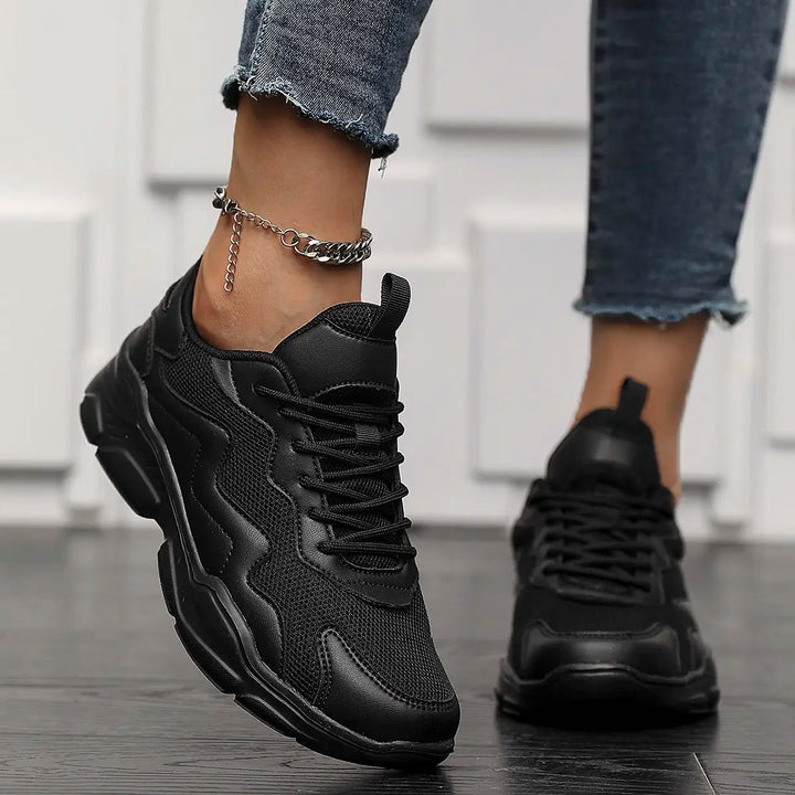 Chunky Sneakers for Women – Breathable Mesh Platform Sole