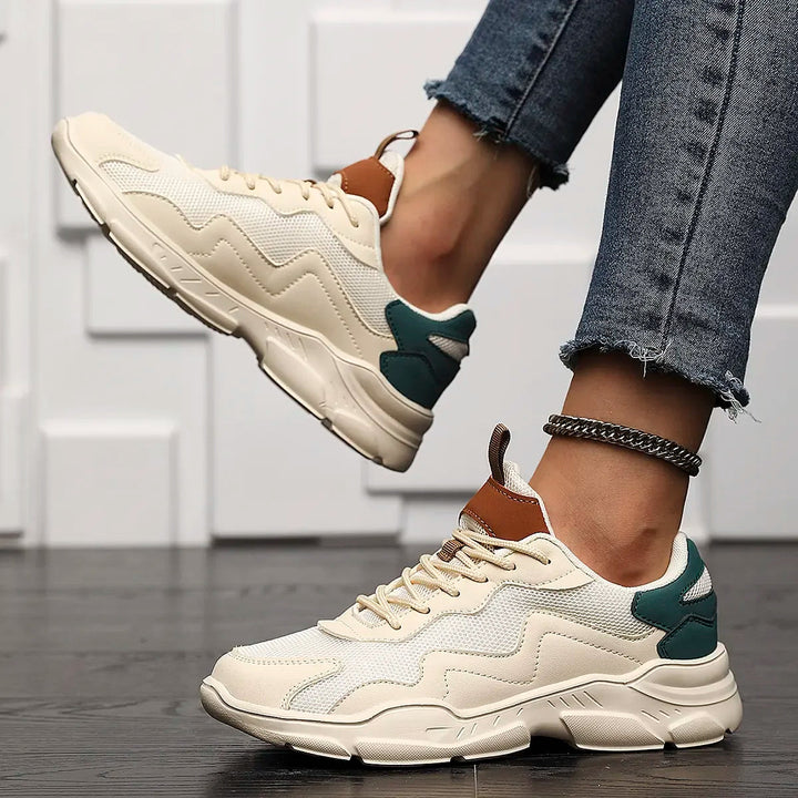 Chunky Sneakers for Women – Breathable Mesh Platform Sole