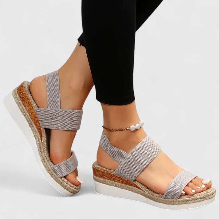 Women's Platform Espadrille Sandals, Arch Support & Cushioned Footbed