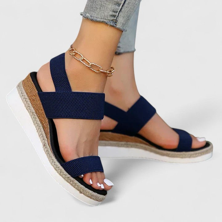 Women's Platform Espadrille Sandals, Arch Support & Cushioned Footbed