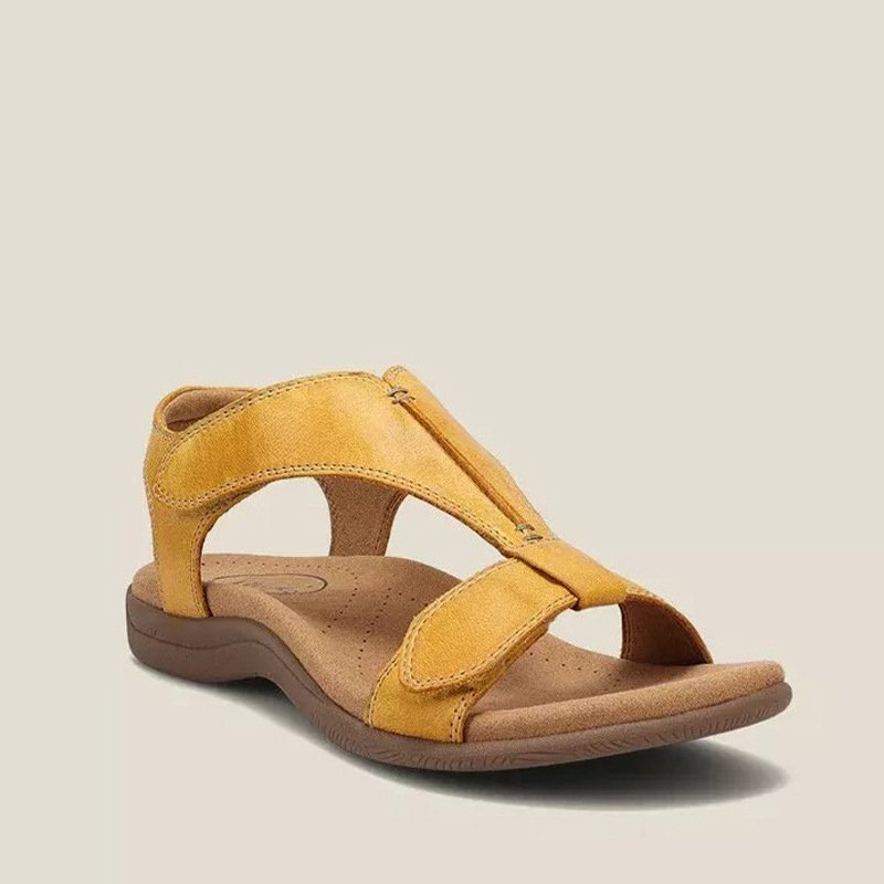 Women's Orthopedic Vegan Leather Sandals – Memory Foam